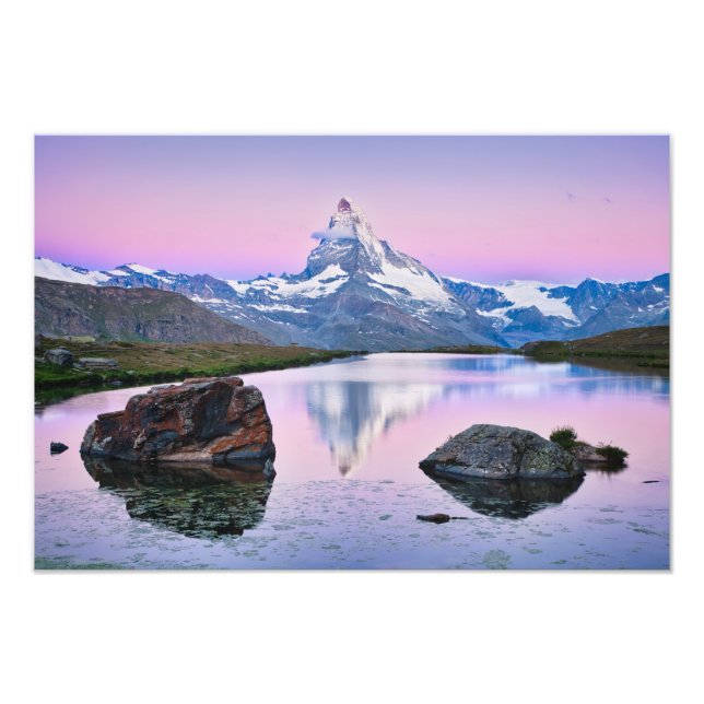 Impression Photo Mont Matterhorn à Zermatt, Suisse (Devant)