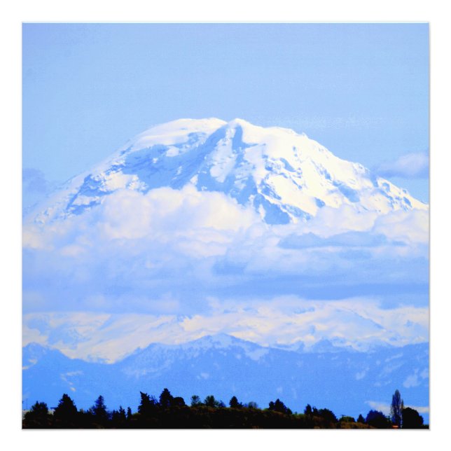 Impression Photo Mont Ranier (Devant)