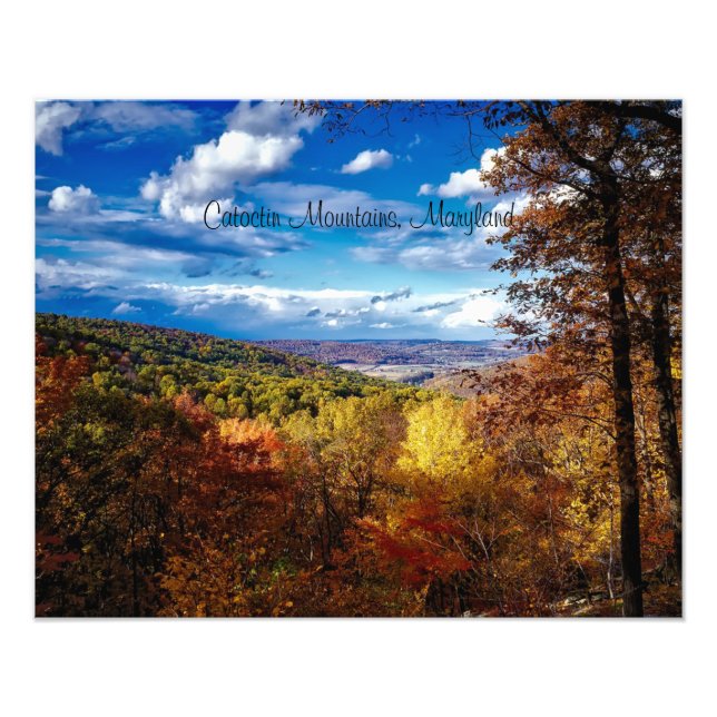 Impression Photo Montagnes Catoctin, Maryland (Devant)