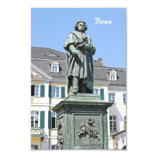 Impression Photo Monument de Ludwig van Beethoven à Bonn (Devant)
