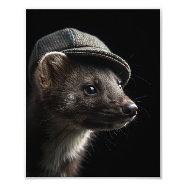 Impression Photo Mortimer "Morty" Quick - Pine Marten - (Devant)