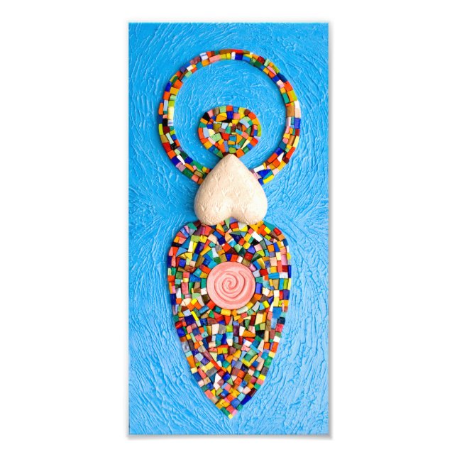 Impression Photo Mosaïque de déesse (Devant)