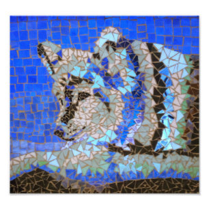 Impression Photo Mosaïque du loup