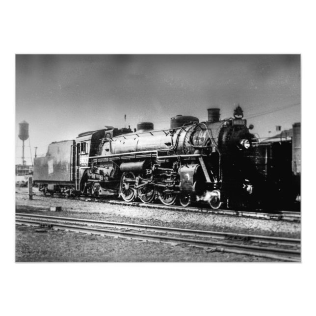Impression Photo Moteur GTW Railroad #8633 Vintage (Devant)