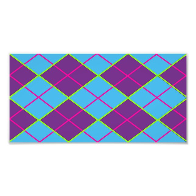 Impression Photo Motif Argyle Classique (Devant)