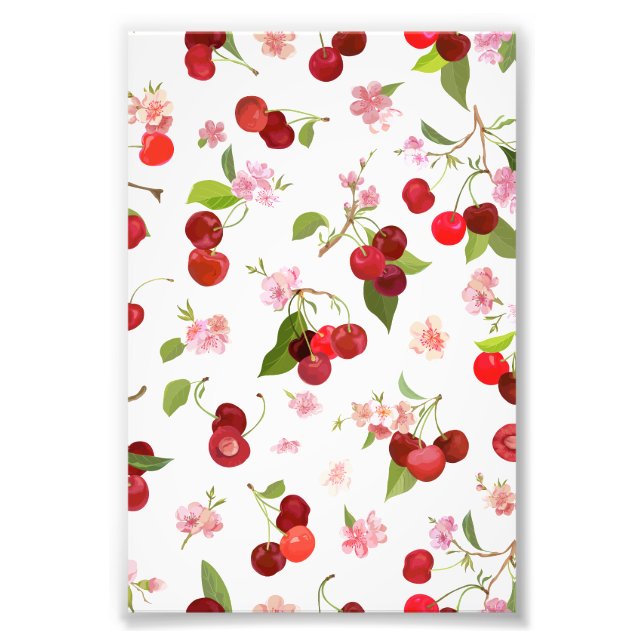 Impression Photo Motif cerise 1 (Devant)