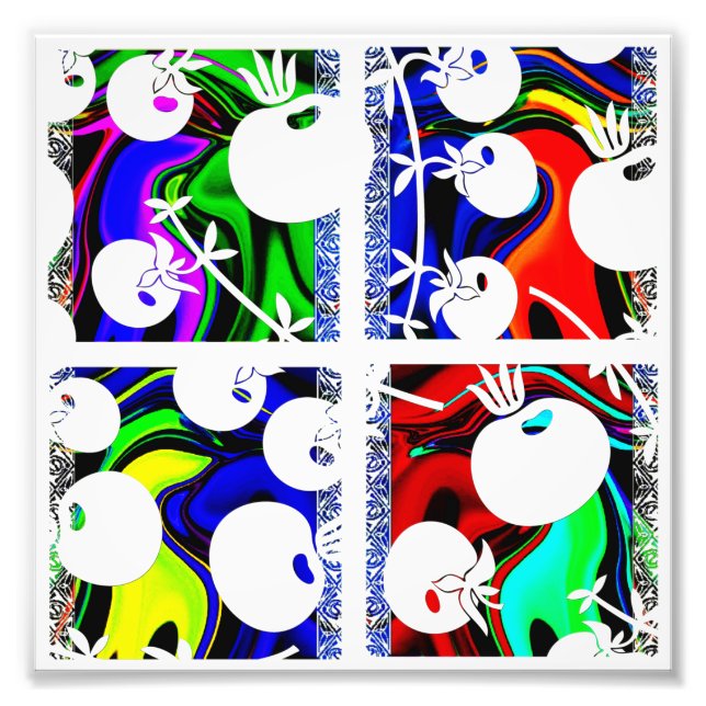 Impression Photo Motif couleur (Devant)