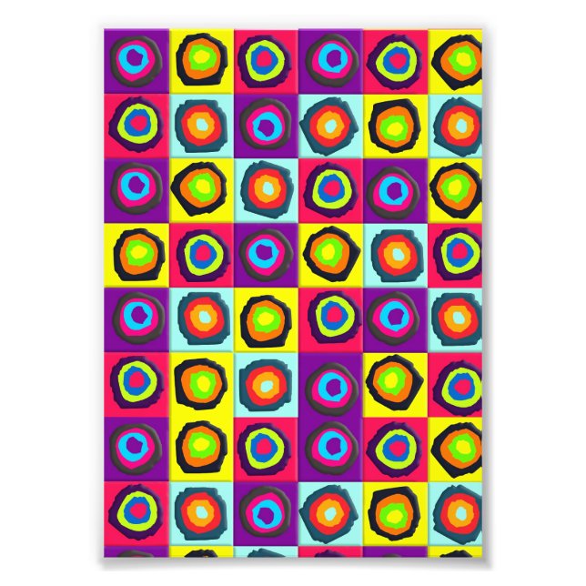 Impression Photo motif de cercles  (Devant)