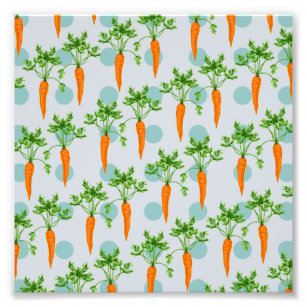 Impression Photo Motif de légumes carottes