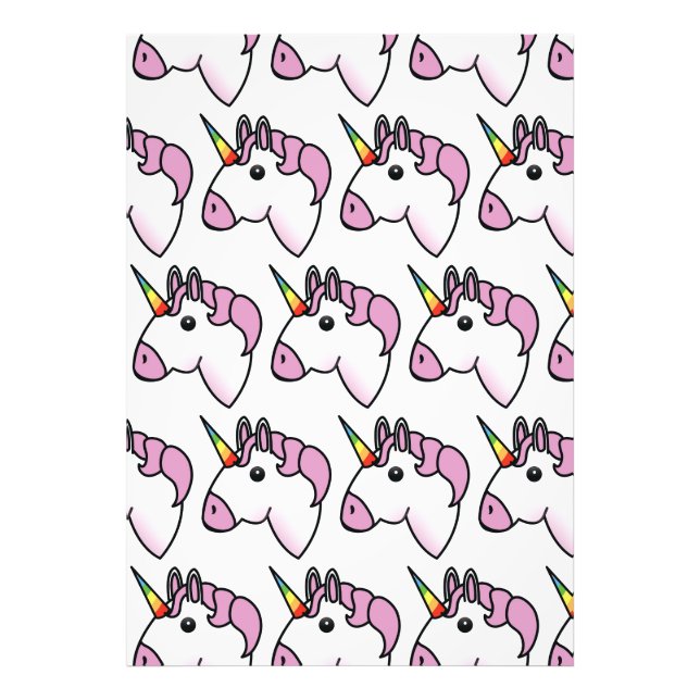 Impression Photo Motif de licorne mignonne (Devant)