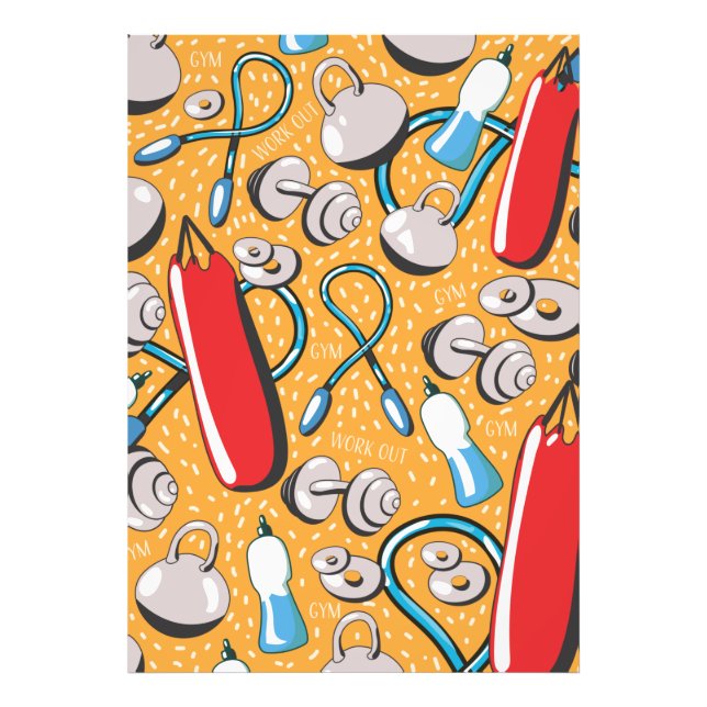 Impression Photo Motif d'exercice (Devant)