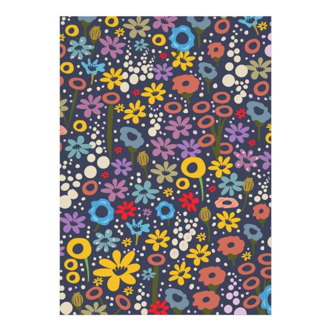 Impression Photo Motif floral de style vintage (Devant)