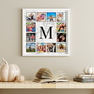 Impression Photo Motif Marbre blanc en pierre