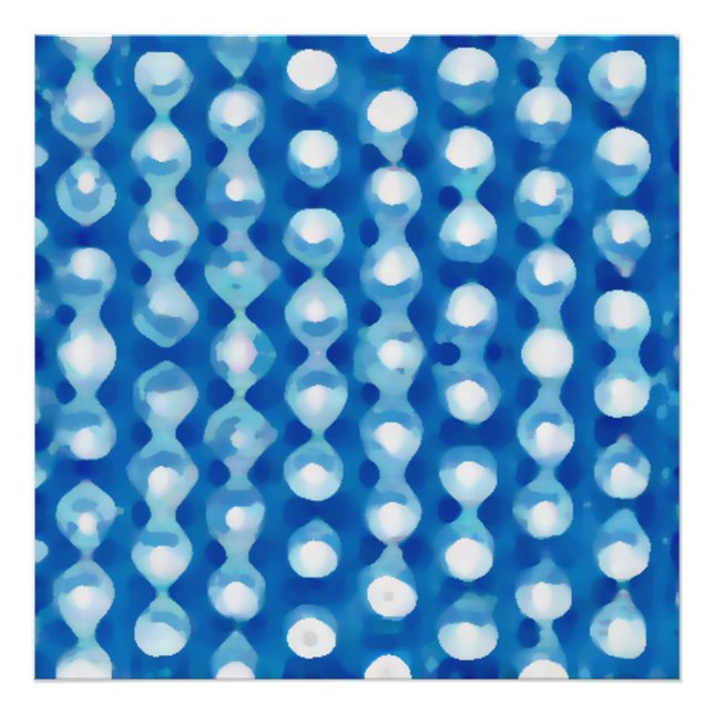 Impression Photo Motif Nanoparticule bleu (Devant)
