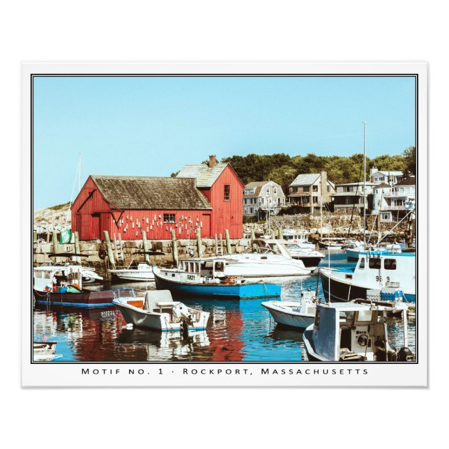 Impression Photo Motif no 1 à Rockport no 1 (20x16) (Devant)