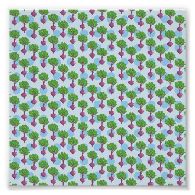 Impression Photo Motif plante de betteraves (Devant)