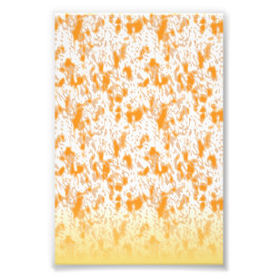Impression Photo Motif textile avec orange et gol vibrants