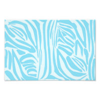 Motif Zèbre Bleu