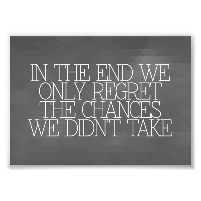 Impression Photo Motivation, inspiration, mots de sagesse citent. (Devant)