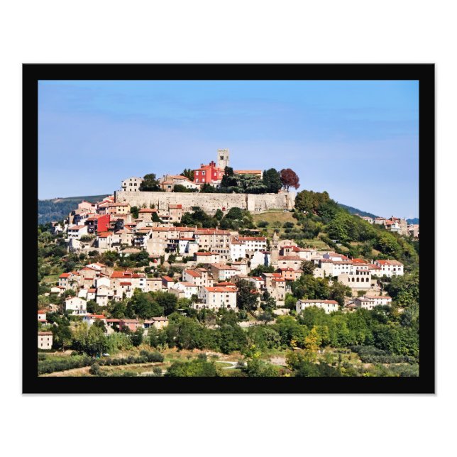 Impression Photo Motovun Croatie (Devant)