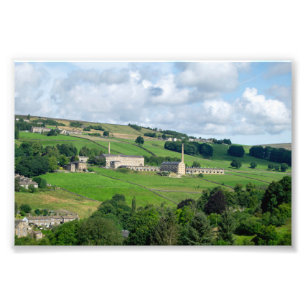 Impression Photo Moulin d'Oats Royd - Paysage historique du Yorkshi