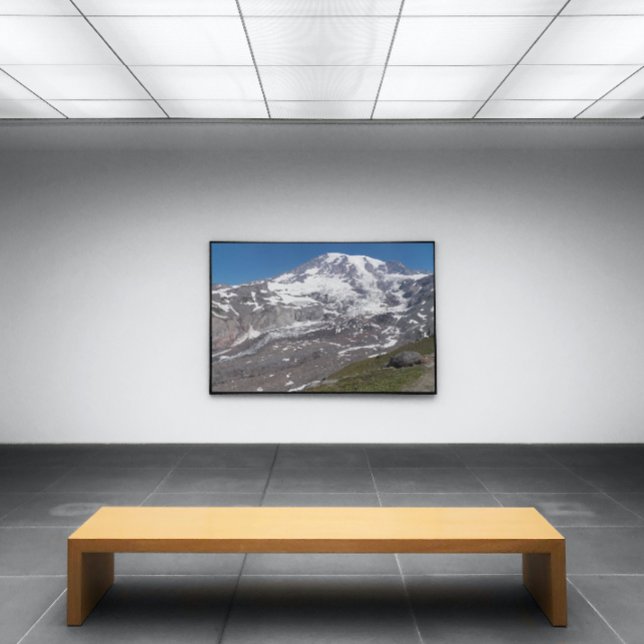 Impression Photo Mount Rainier Glacier View (In Situ Framed)