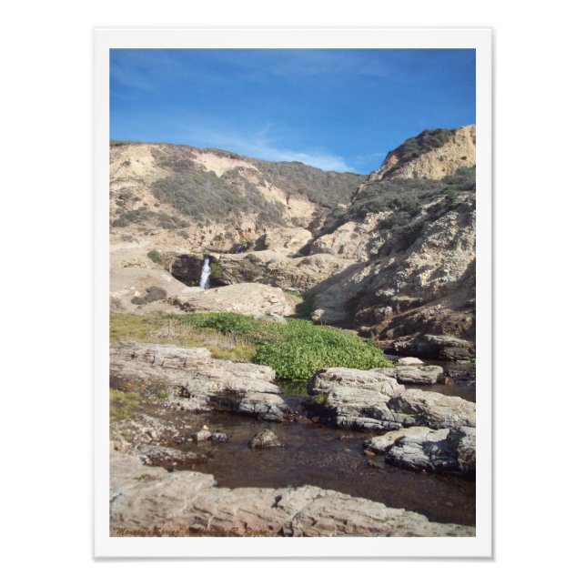 Impression photo "Mountain Spring" (Devant)