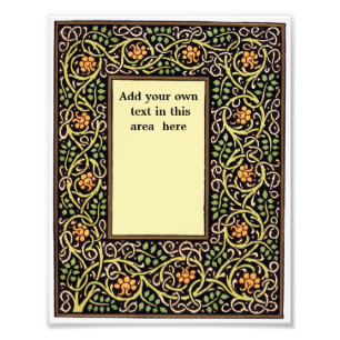 Impression Photo Mouvement Arts Et Artisanat 1900 Frame