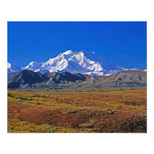 Impression Photo Mt . McKinley Parc national de Denali , Alaska.