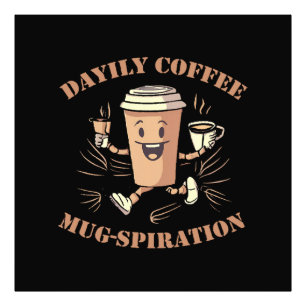 Impression Photo Mugspiration quotidienne de café