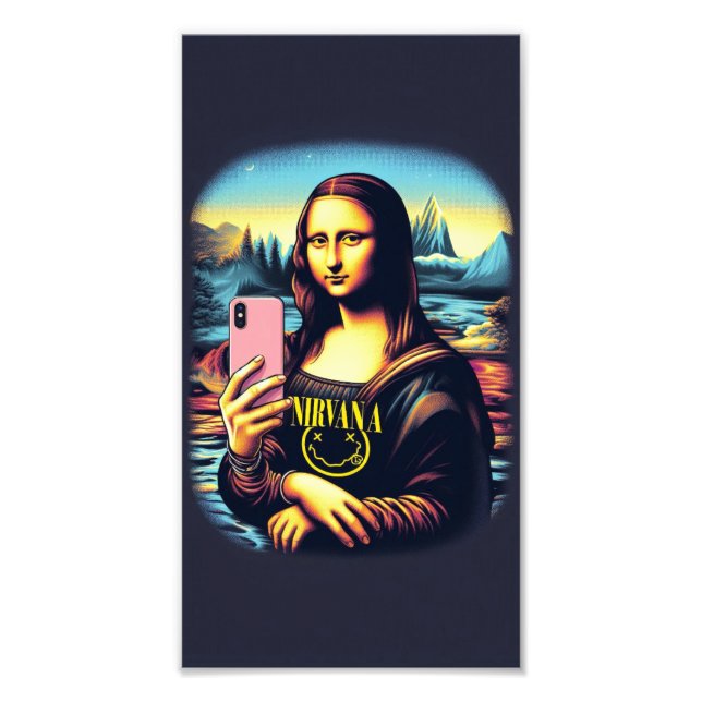 Impression Photo MUR ART Mona Lisa Portrait fine art Peinture (Devant)