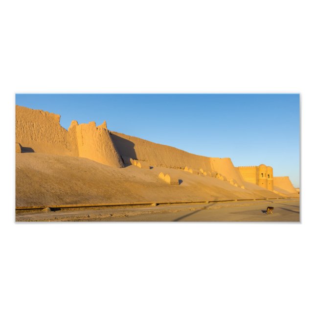 Impression Photo Mur de la ville de Khiva - Ouzbékistan (Devant)