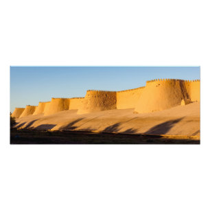 Impression Photo Mur de la ville de Khiva - Ouzbékistan