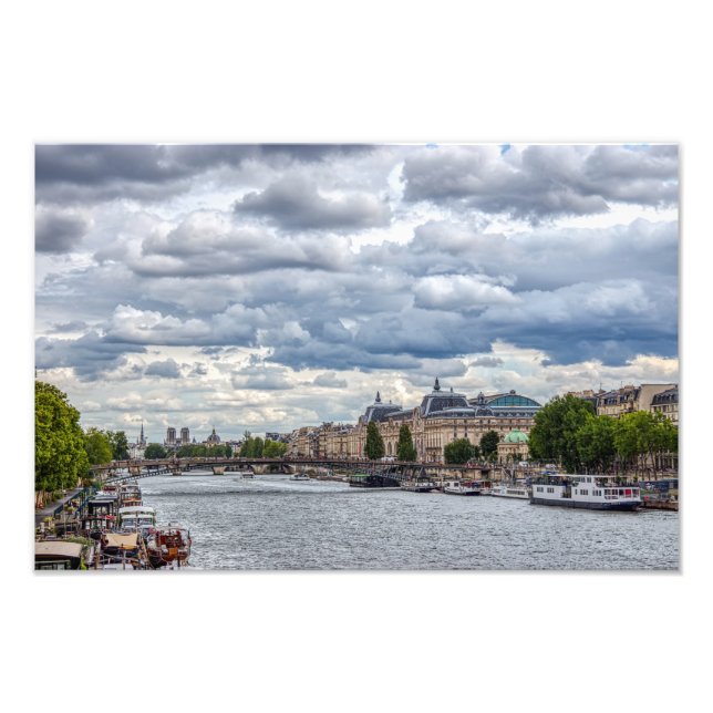 Impression Photo Musée d'Orsay et Seine - Paris, France (Devant)