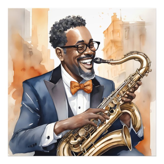 Impression Photo musiciens de jazz (Devant)