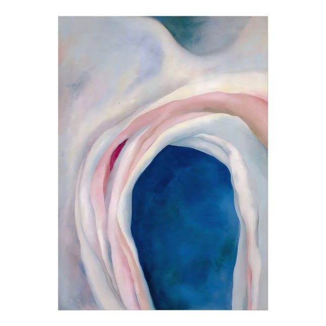 Impression Photo Musique rose et bleu par O'Keeffe (Devant)