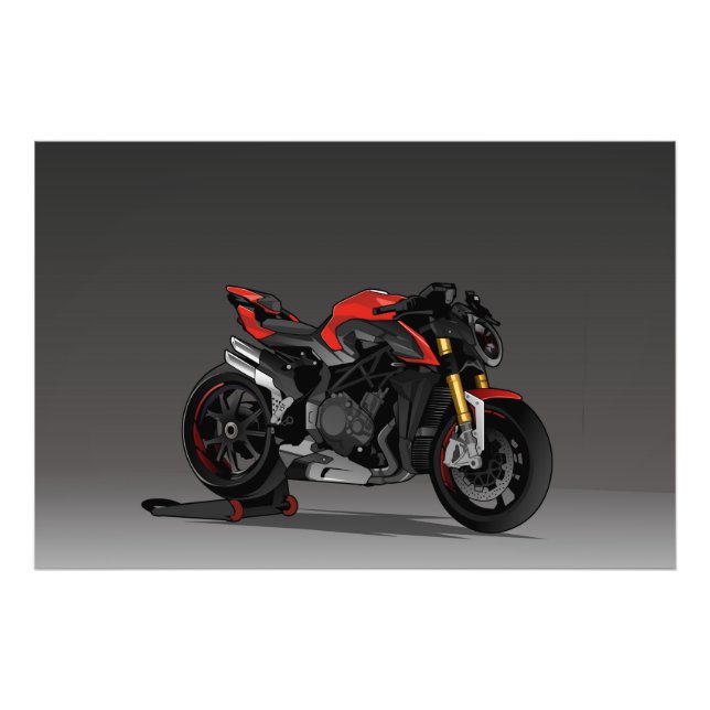 Impression Photo MV Agusta Brush 1000RR (Devant)