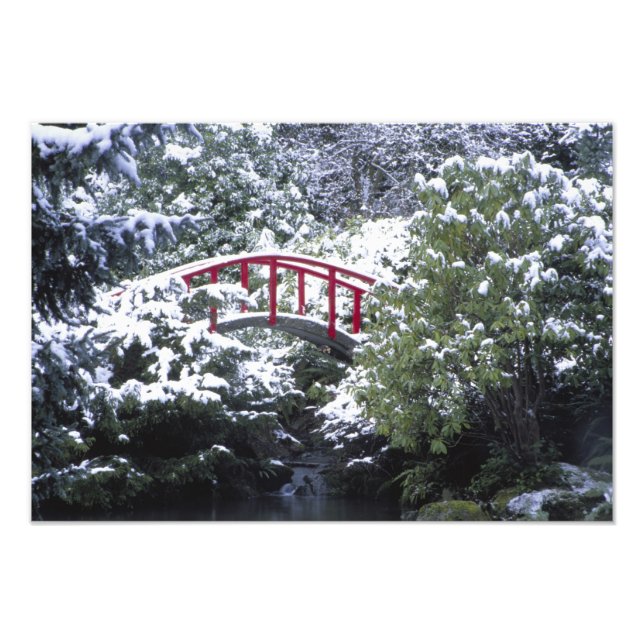 Impression Photo N.A., États-Unis, Washington, Seattle. Pont de lun (Devant)