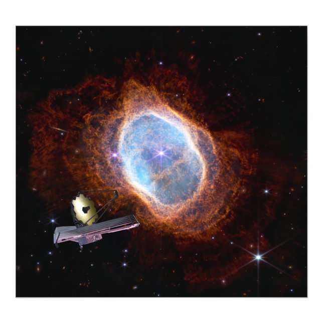 Impression Photo Nebula Ring Sud Espace James Webb Telescope (Devant)