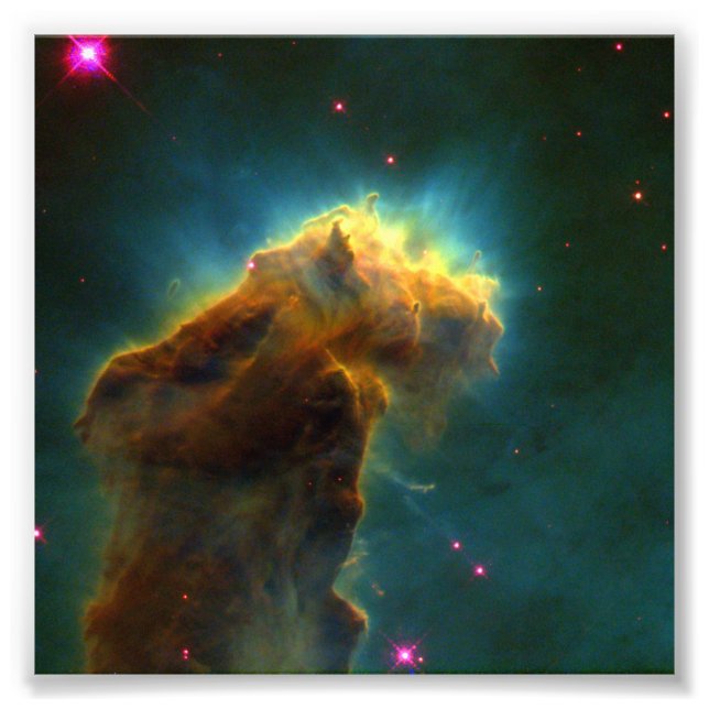 Impression Photo Nébuleuse de l'Aigle M16 Hubble (Devant)
