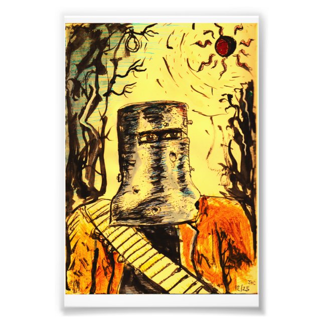 Impression Photo Ned Kelly, éclipse solaire (Devant)