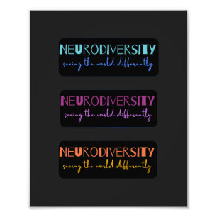 Impression Photo Neurodiversité colorée