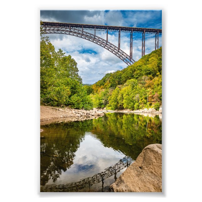 Impression Photo New River Gorge Bridge West Virginie (Devant)