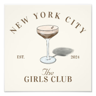 Impression Photo New York City Espresso Girls Club Can Cooler