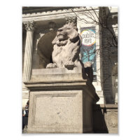 New York City NYC Public Library Lion Statue