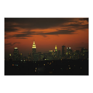Impression Photo New York, États-Unis. Toits de Manhattan 2