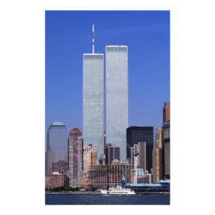 Impression Photo New York, États-Unis. Tours jumelles du célèbre Mo