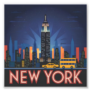 Impression Photo New York USA vintage