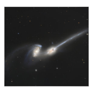 Impression Photo NGC 4676, également connu sous le nom de galaxies