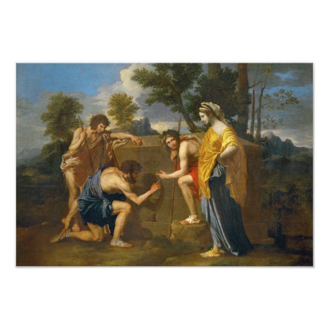 Impression Photo Nicolas Poussin - Et in Arcadia ego (Devant)